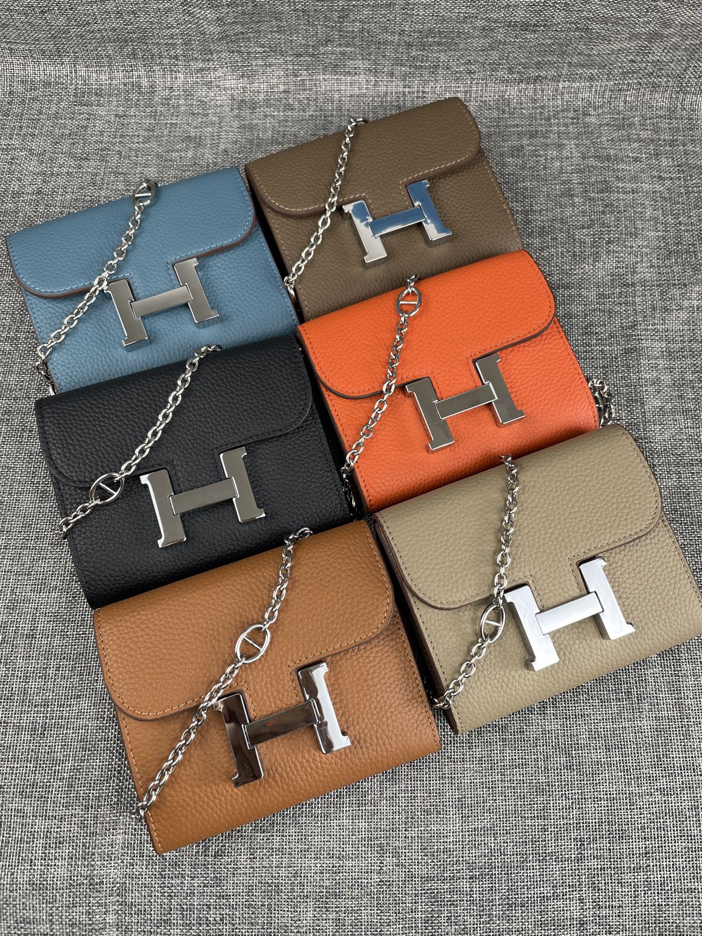 Hermes Constance Lychee Silver Buckle